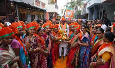 रहाटणीतील 'लाडक्या बहिणीं'कडून शंकर जगताप यांचे जोरदार स्वागत