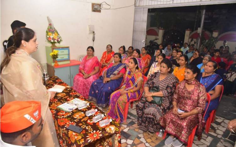 आमदार अश्विनी जगताप यांच्या उपस्थितीत काळेवाडी परिसरात कोपरा सभा, महिला बचतगटांच्या भेटी